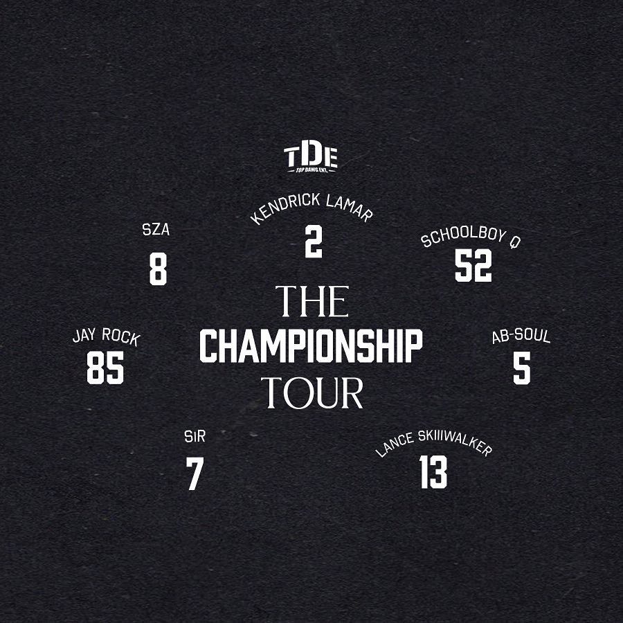 TDE Announces 'Championship' Tour (Featuring Everybody) - RESPECT ...