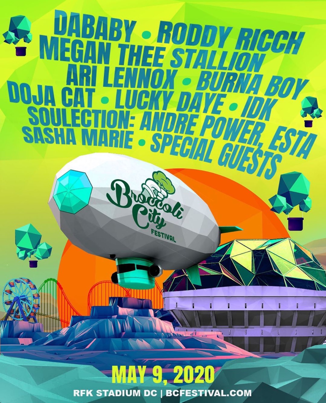 Broccoli City Reveals 2020 Festival Lineup And Announces Its Eight Year