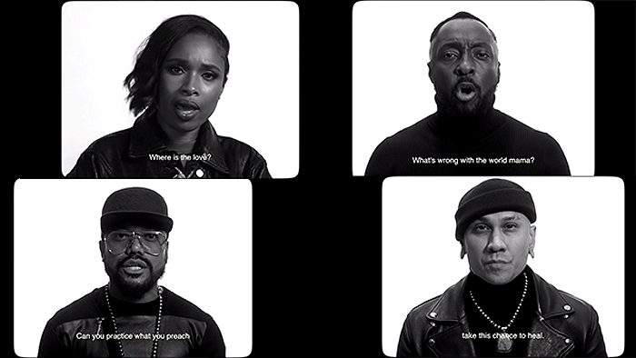 Black Eyed Peas And Jennifer Hudson Join Forces With George Floyd And Breonna Taylor S Families Activists In Call To Action Respect