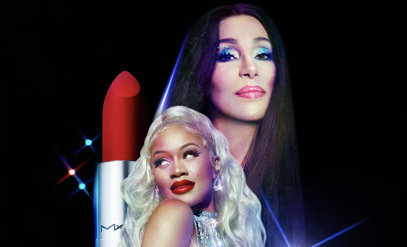 M·A·C Cosmetics Problem Accepted Launches with Cher + Saweetie